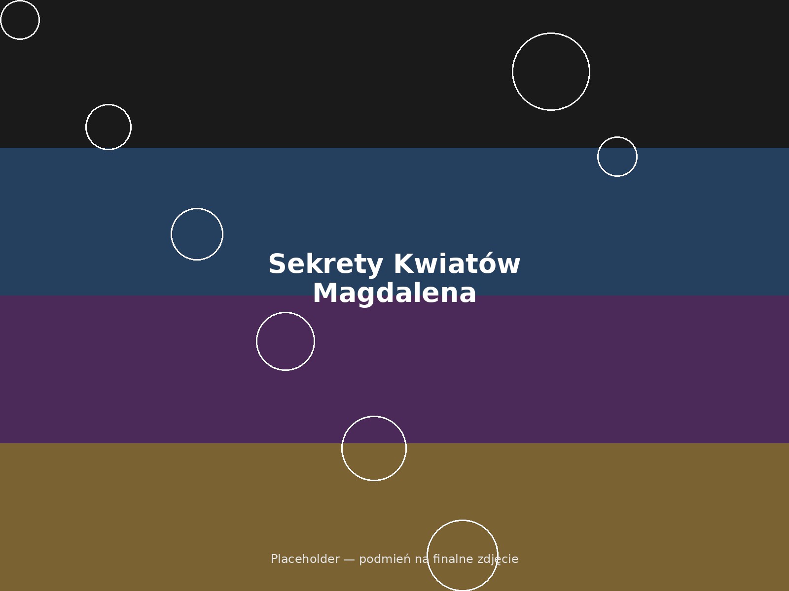 Sekrety Kwiatów Magdalena Śmieszek